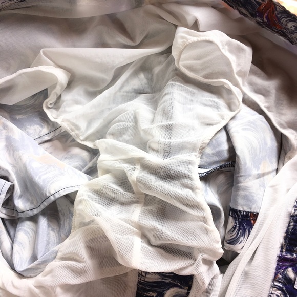 Size 38 ONIA Mens Calder Mediterranean Sails Swim Short - Picture 10 of 13